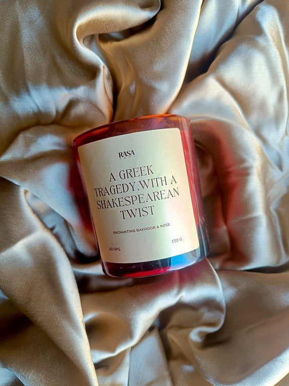 A Greek Tragedy, With a Shakespearean Twist Candle