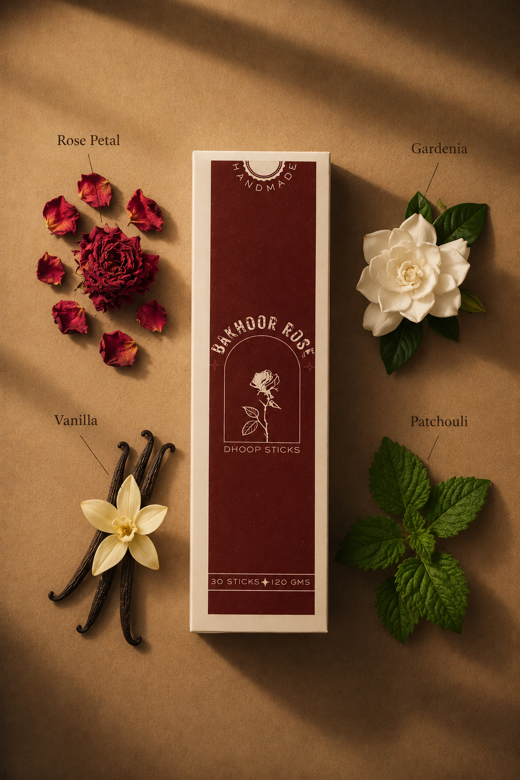 Bakhoor Rose Dhoop Sticks