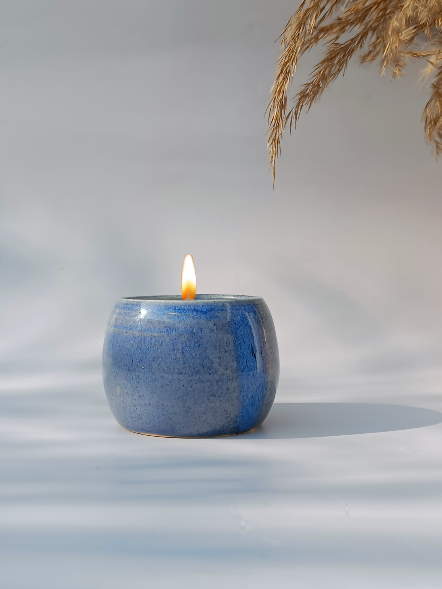Blue Valentine Candle