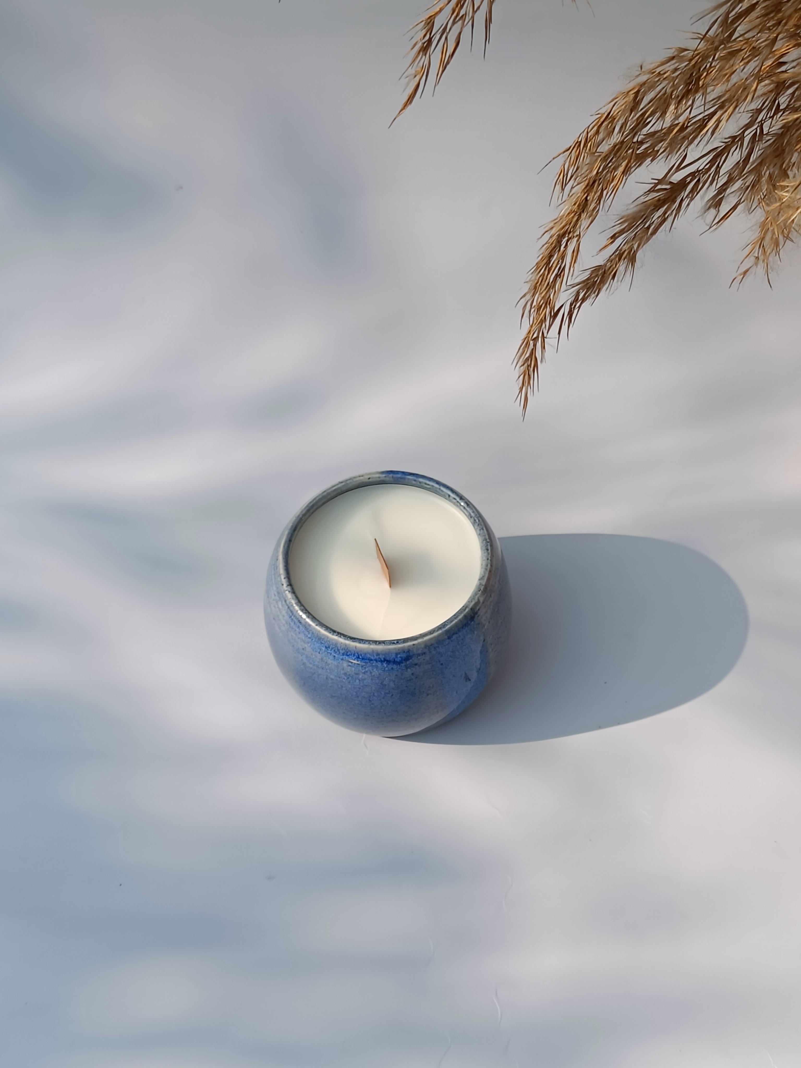 Blue Valentine Candle