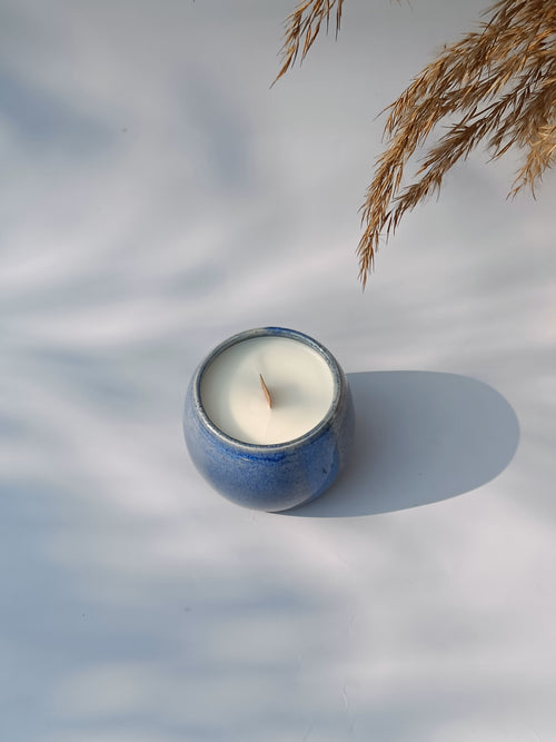 Blue Valentine Candle