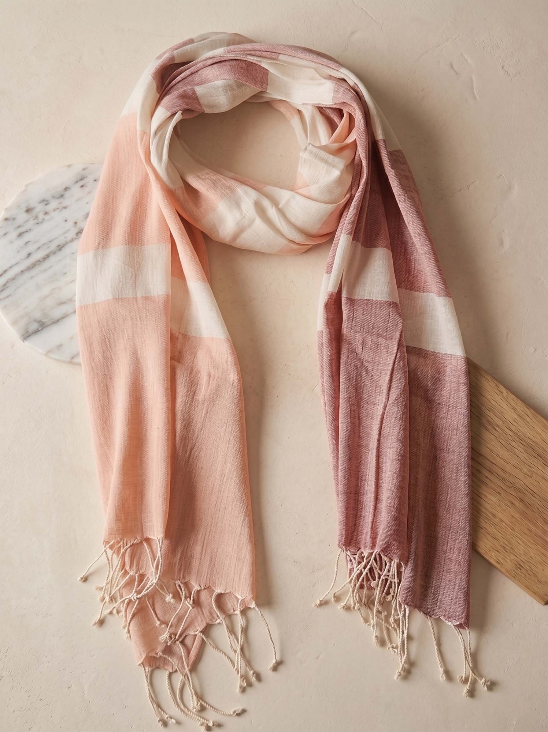 Blush Ginger Hemp Stole