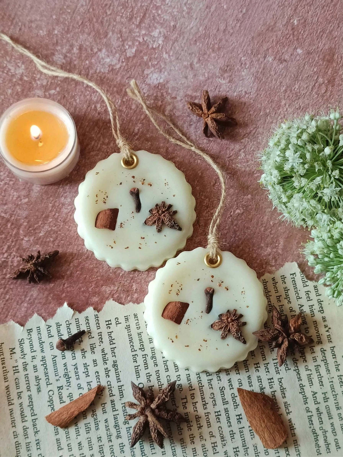 Wax Sachet - Circle Frame (Set of 2)