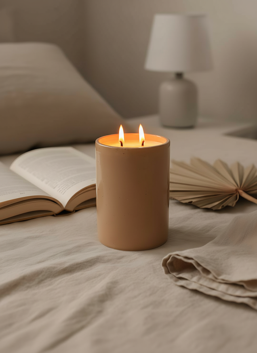 Dune Ceramic Candle Large