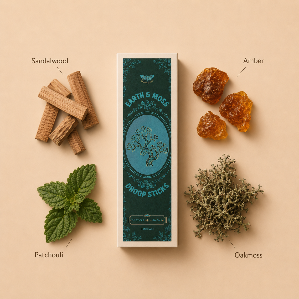 Earth & Moss Dhoop Sticks