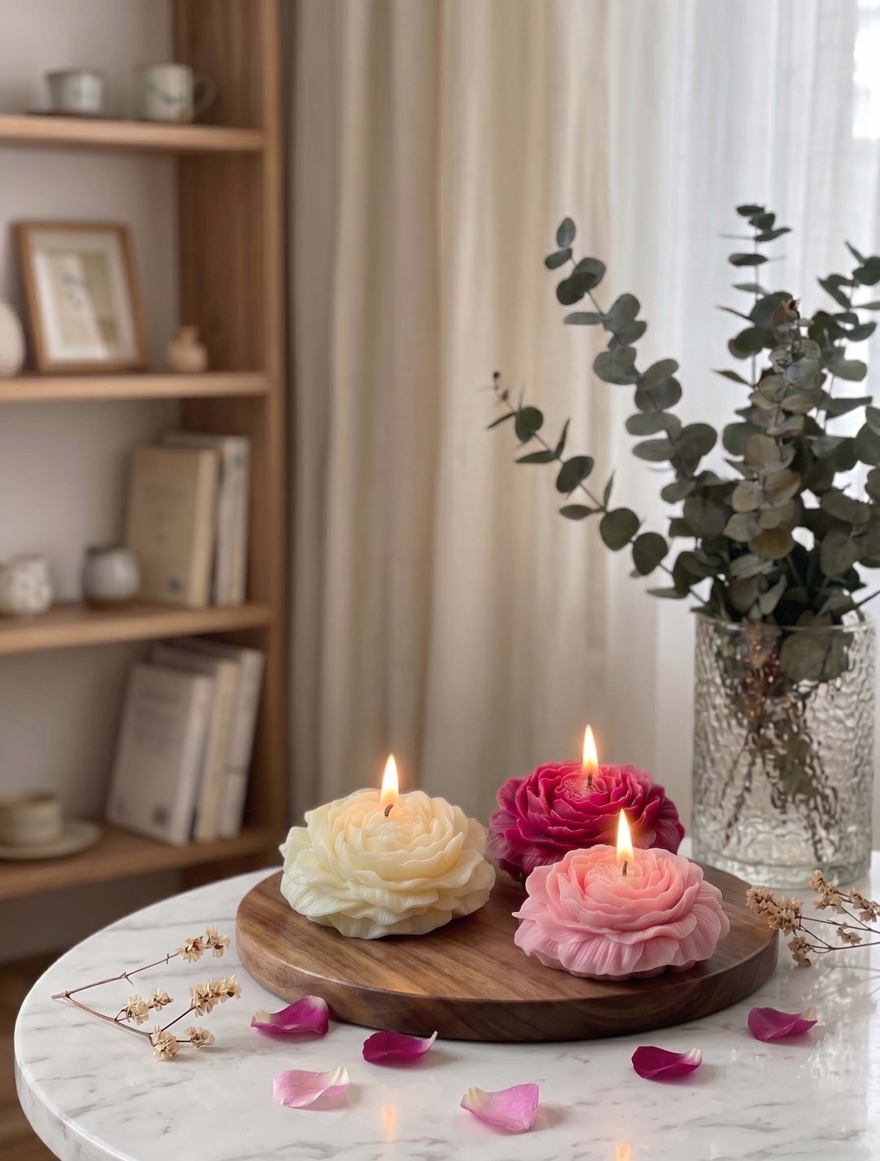 Eternal Bloom Peony Candle