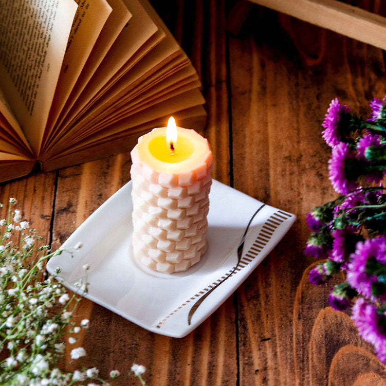 Honeycomb Pillars - Set of 2