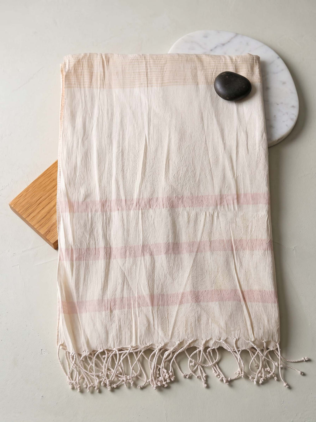Ivory Hemp Stole