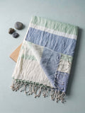 Ivory Mauve Hemp Stole