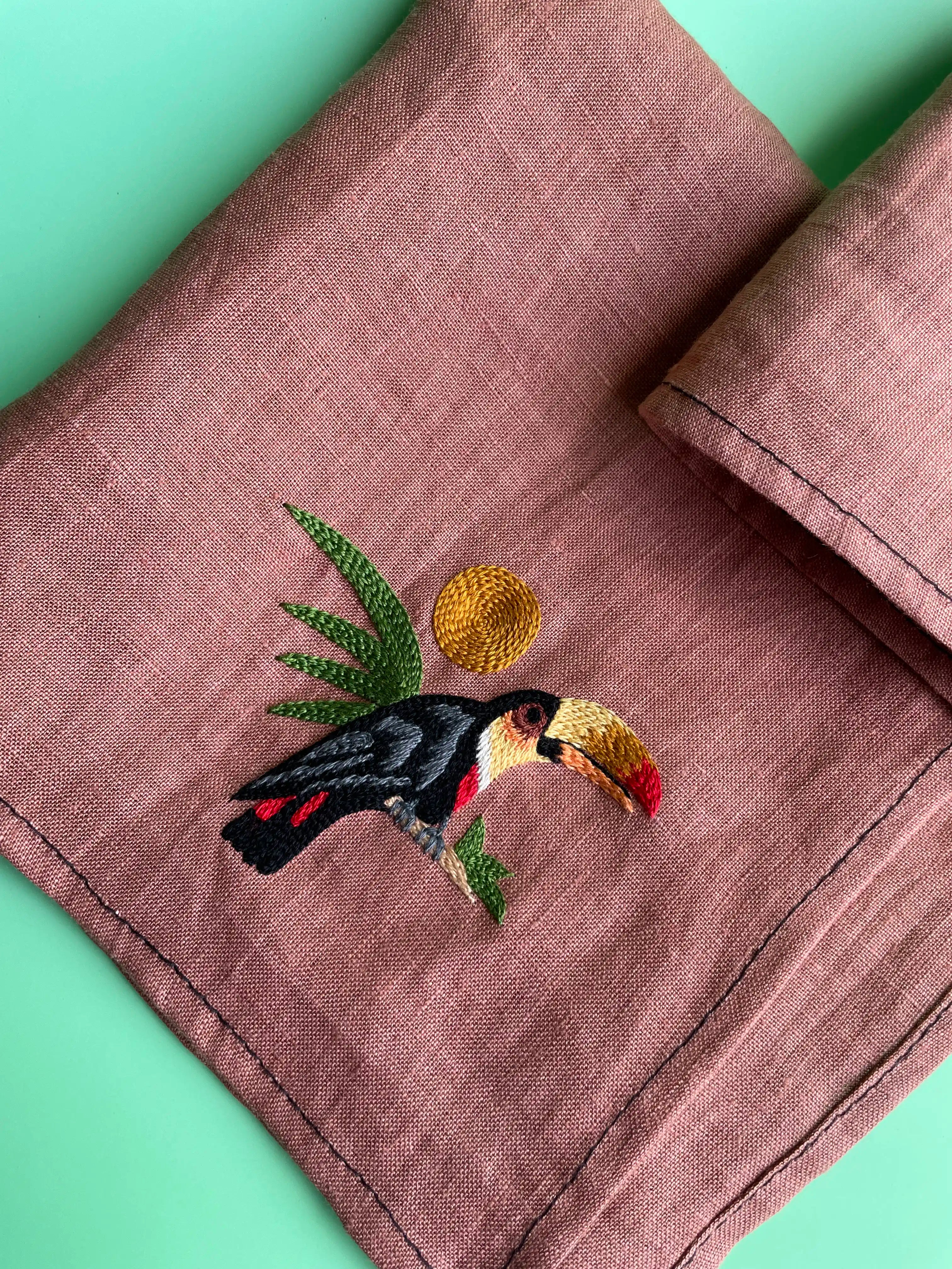 Jungle Sunset Napkin