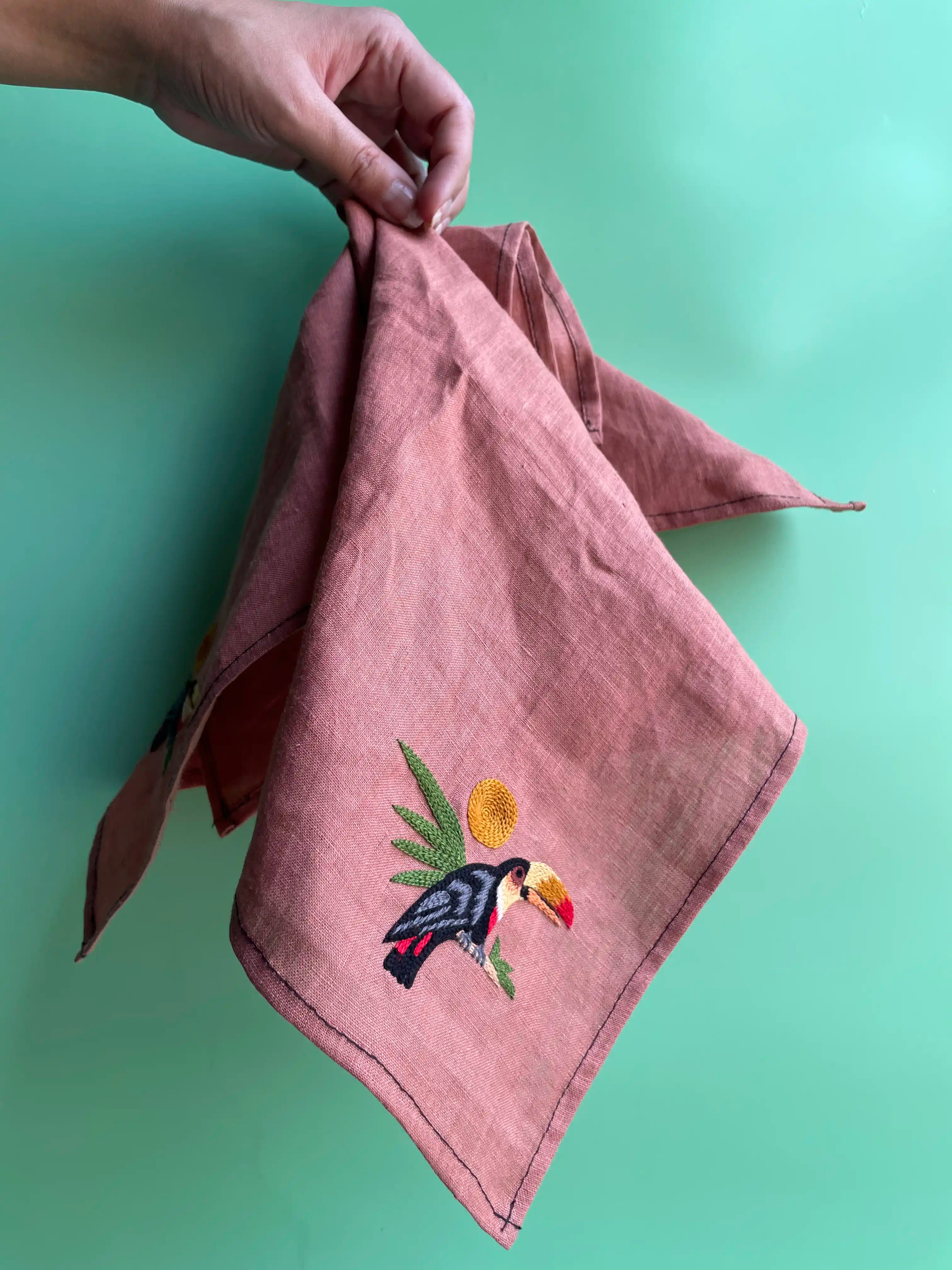 Jungle Sunset Napkin
