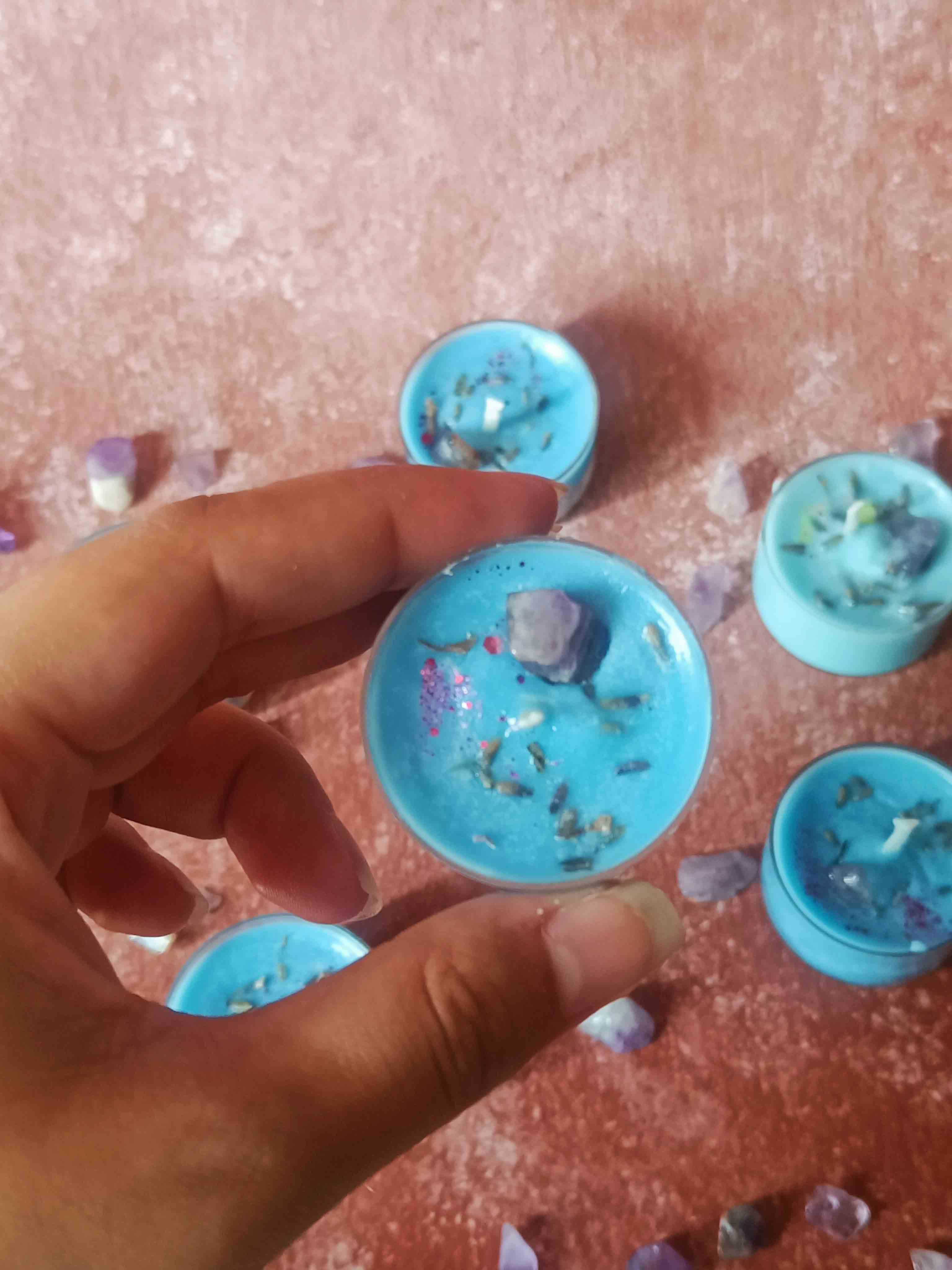 Lavender Amethyst Tealight - Set of 6