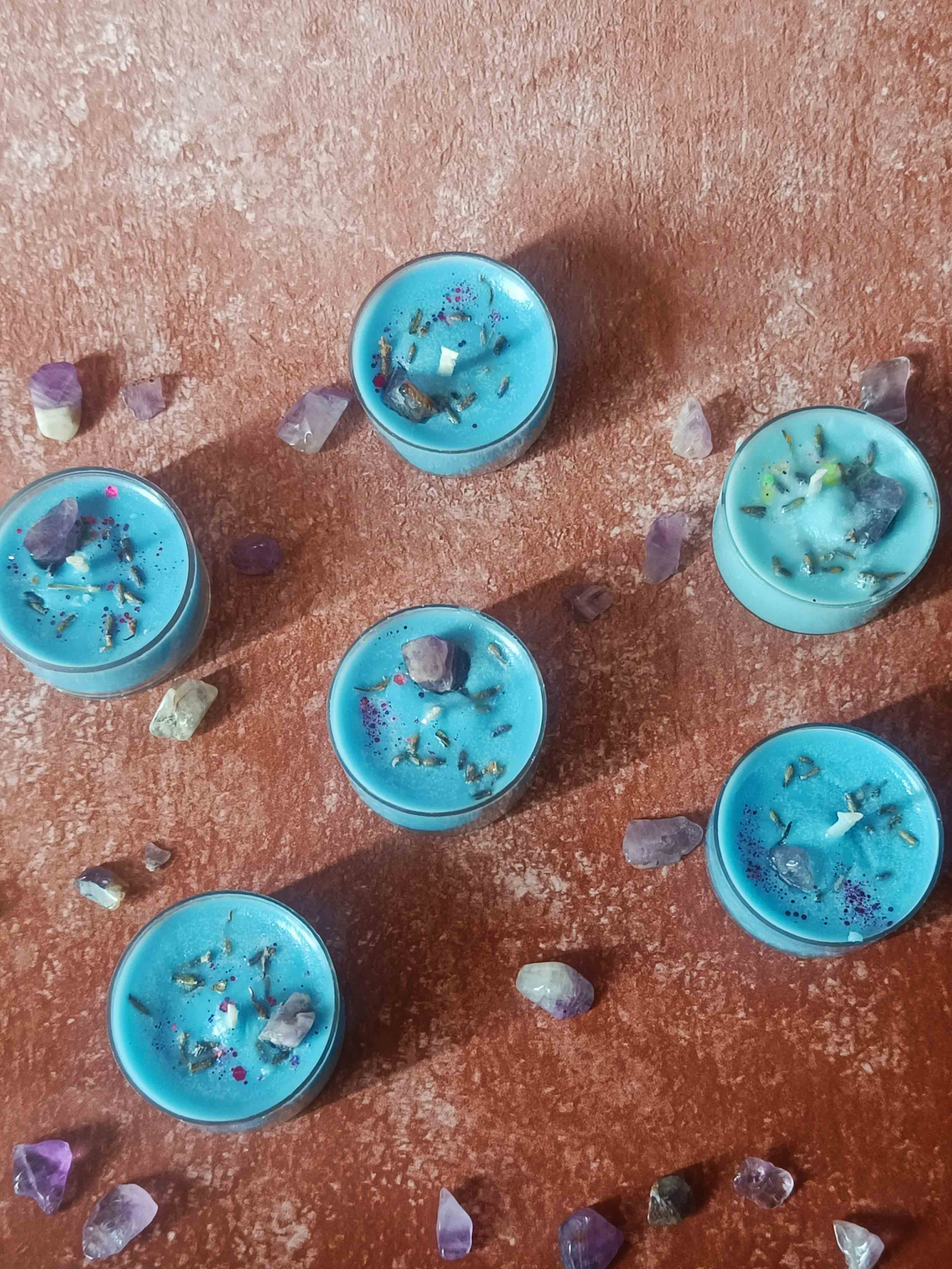 Lavender Amethyst Tealight - Set of 6
