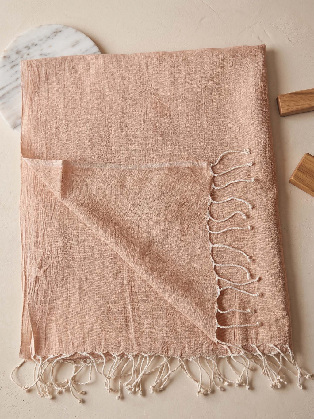 Mauve Hemp Stole