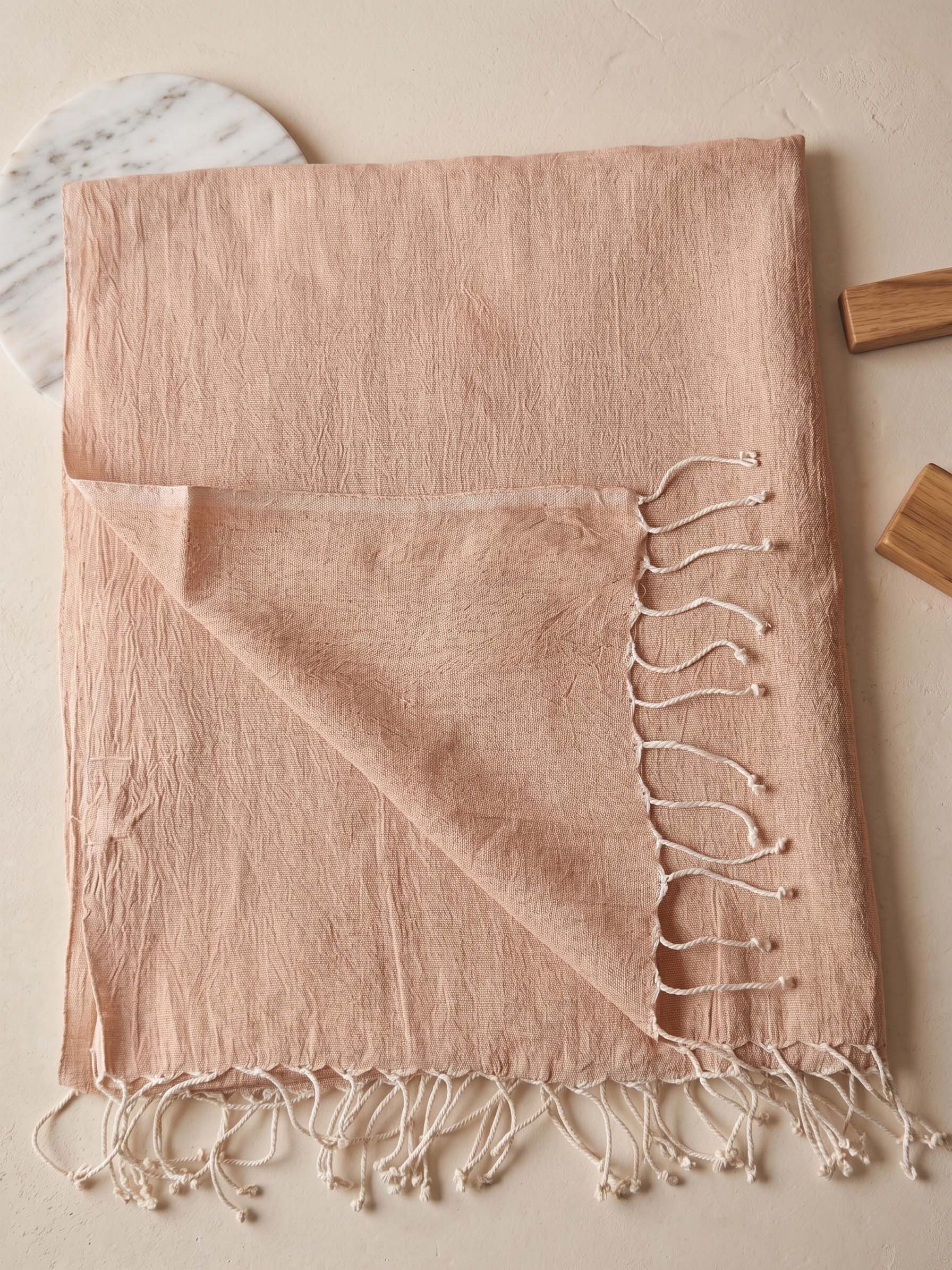 Mauve Hemp Stole