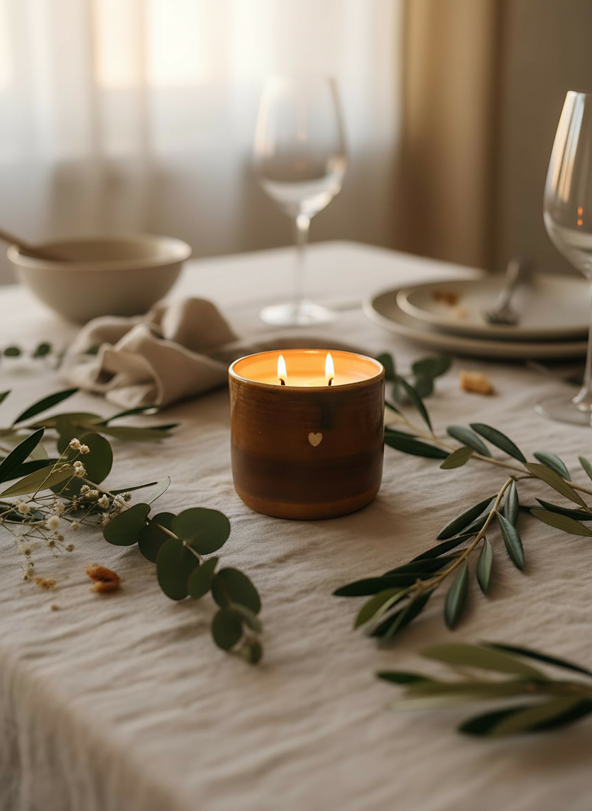 Muse Ceramic Candle
