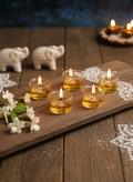 Nooré Glass Diya Set - Set of 6