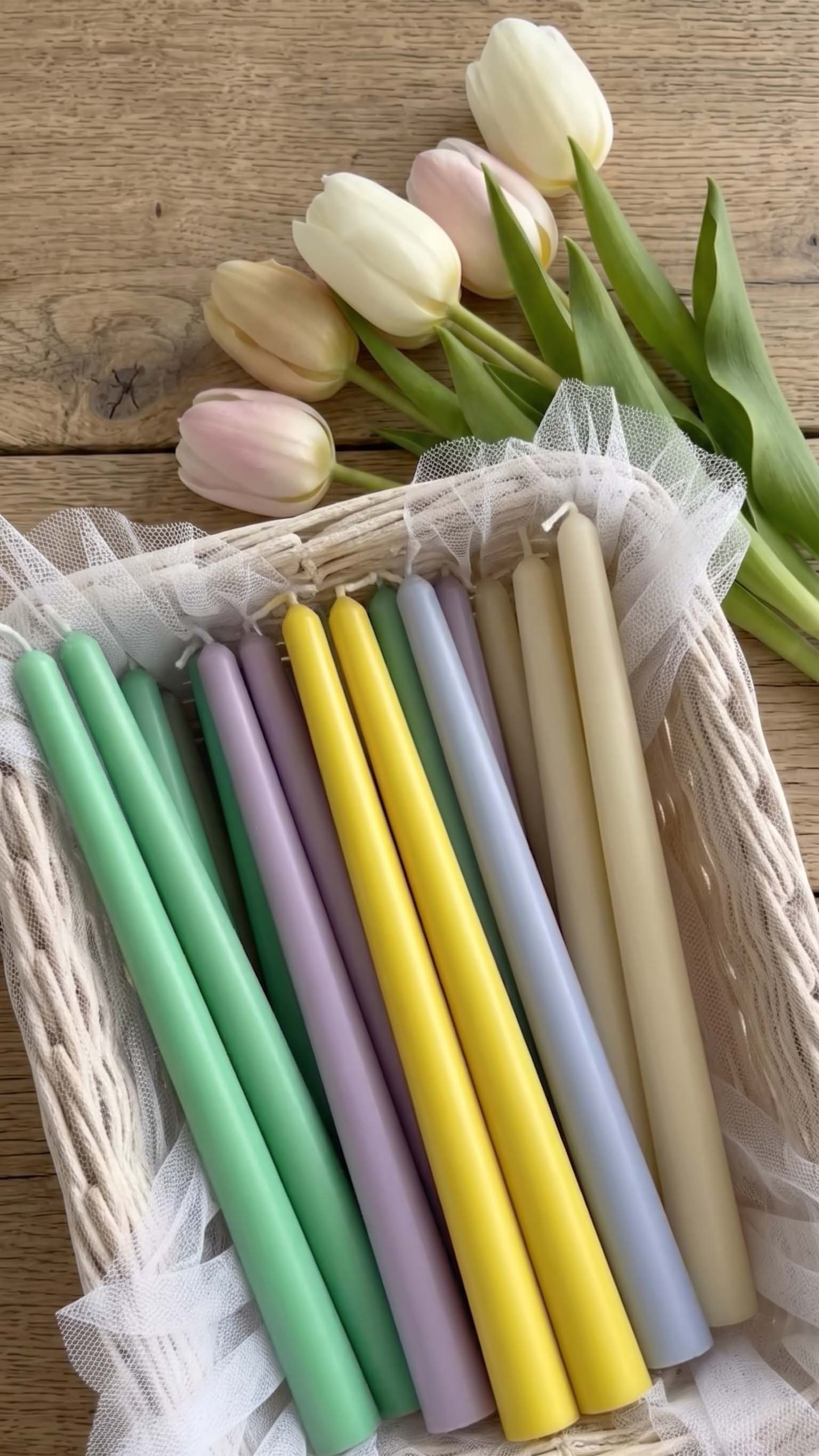 Ombre Tapered Candles