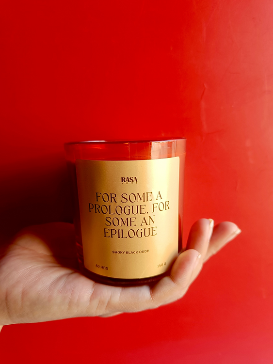 For Some Prologue, For Some An Epilogue Candle