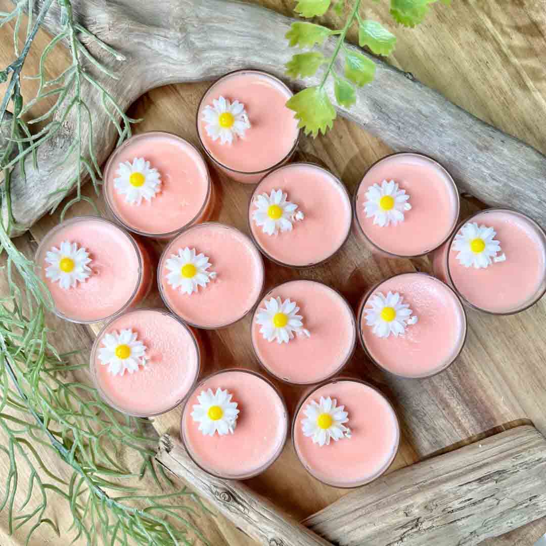 Daisy Tealight Candles - Set of 8