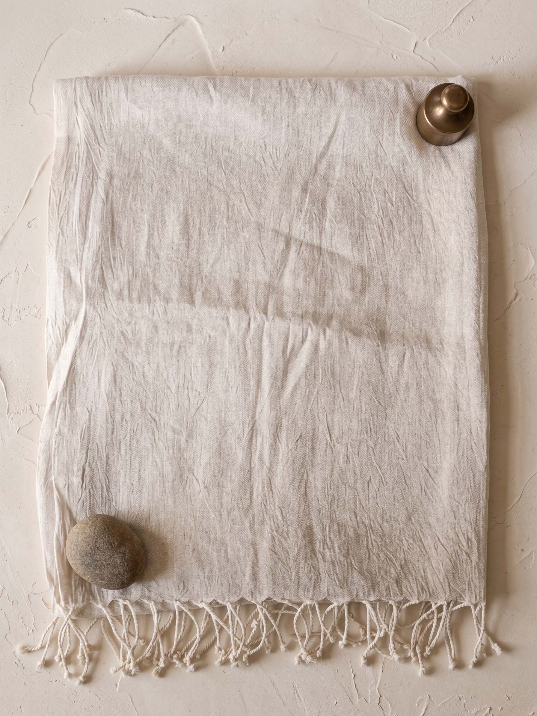 Smoke-Grey Hemp Stole