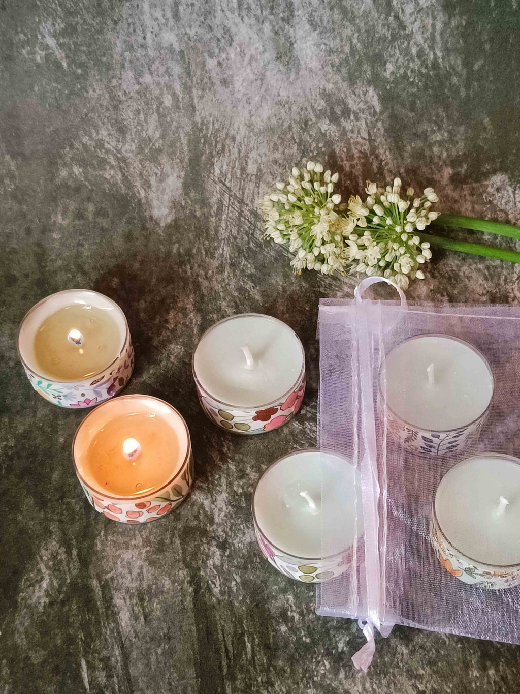 Tapestry Tealight - Set of 6