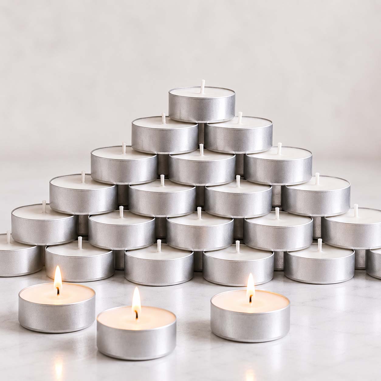 Unscented Tealight Candles Pack
