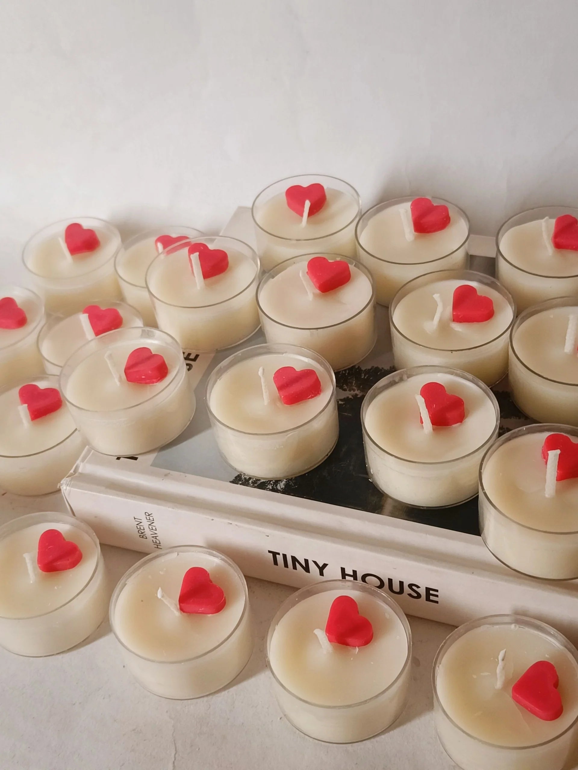 Mini Heart Tealight Candle - Set of 6