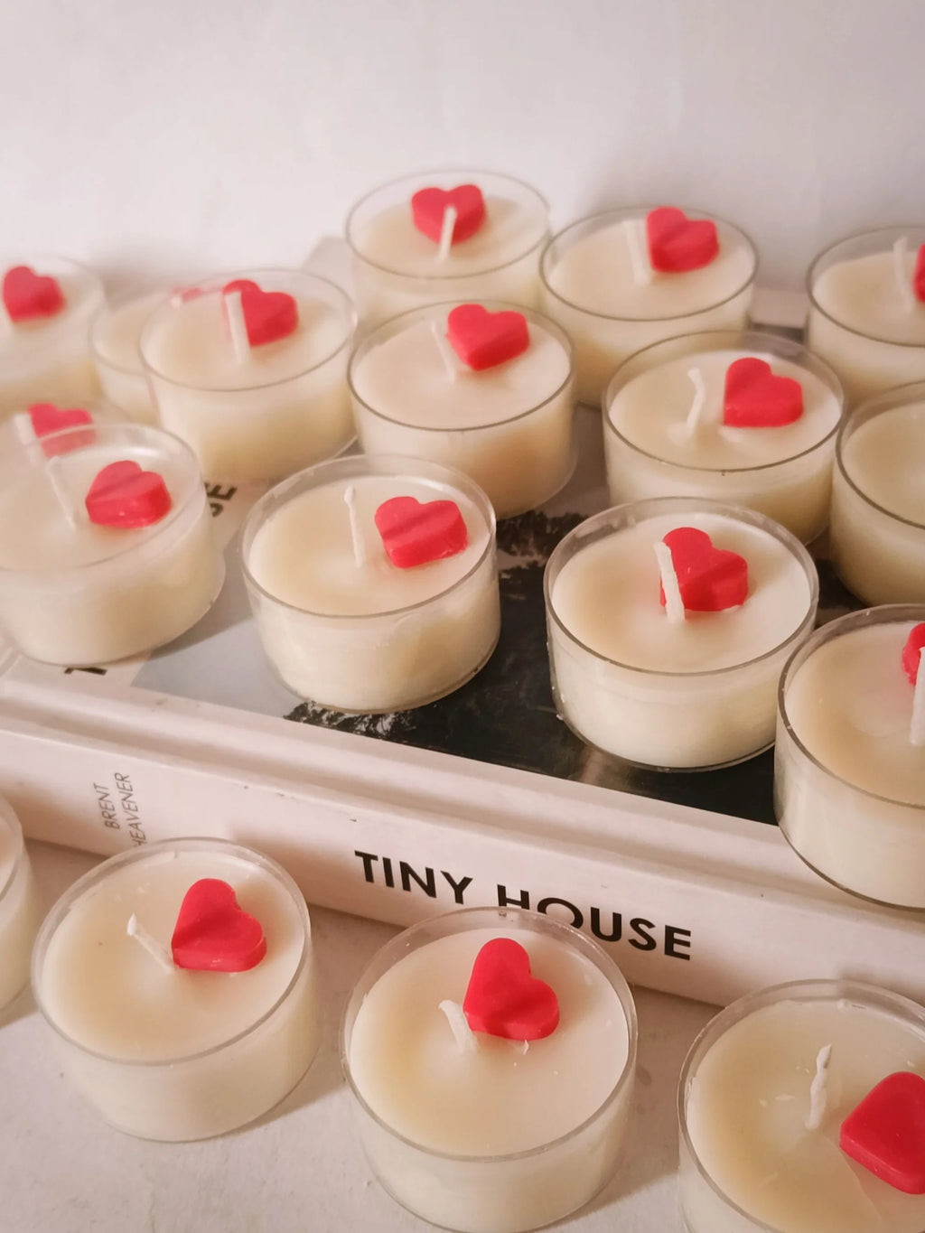 Mini Heart Tealight Candle - Set of 6